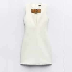 Zara belted Tailored Dress
